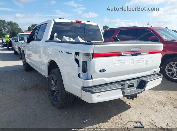 1FT6W1EV2PWG57053 2023 FORD F-150 LIGHTNING White Задня ліва чверть