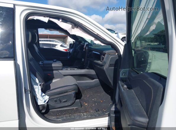 1FT6W1EV2PWG57053 2023 FORD F-150 LIGHTNING White Вид салону спереду