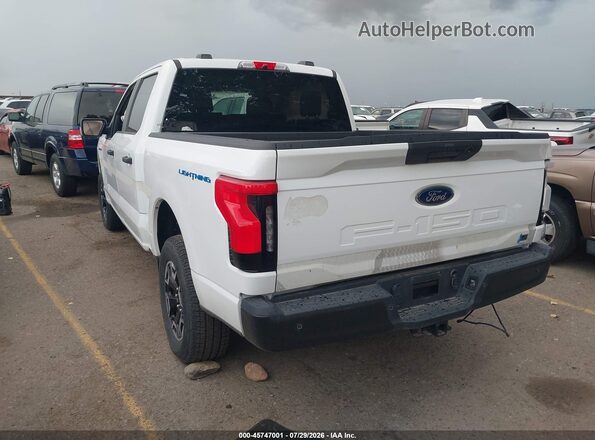 1FT6W1EV3PWG31786 2023 FORD F-150 LIGHTNING White Trasero izquierdo