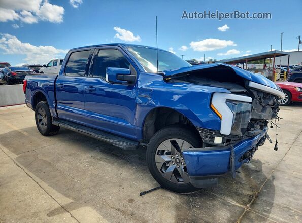 1FT6W1EV4NWG13925 2022 FORD F150 Blue წინა მარჯვენა