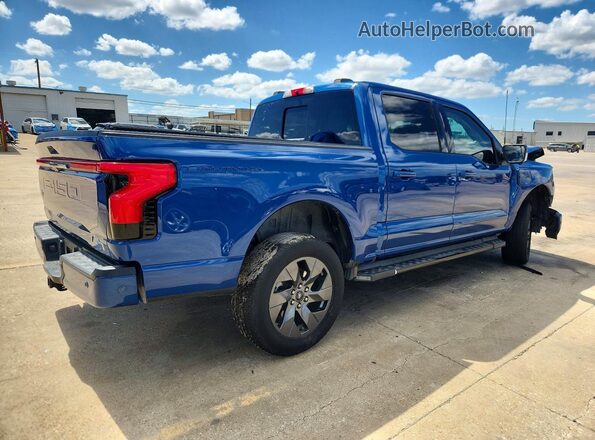 1FT6W1EV4NWG13925 2022 FORD F150 Blue უკანა მარჯვენა