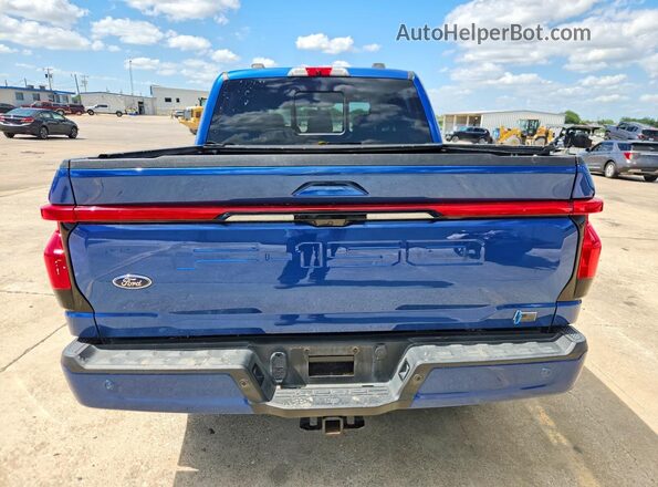 1FT6W1EV4NWG13925 2022 FORD F150 Blue უკანა ხედი