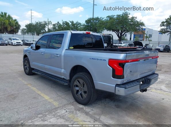 1FT6W1EV9NWG08042 2022 FORD F-150 LIGHTNING Silver უკანა მარცხენა