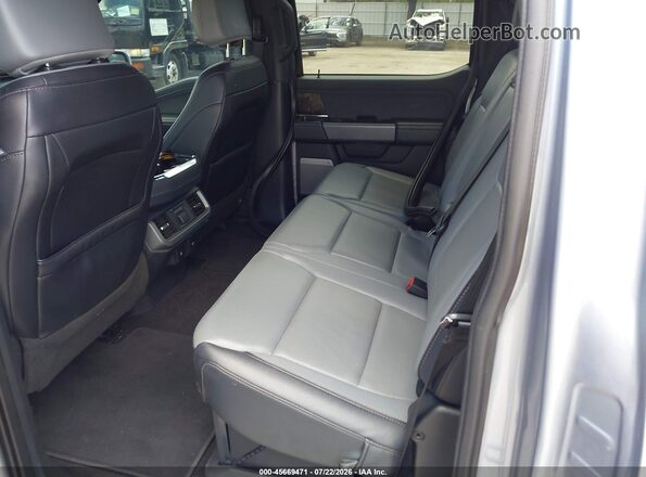 1FT6W1EV9NWG08042 2022 FORD F-150 LIGHTNING Silver VIN კოდის სტიკერის ხედი