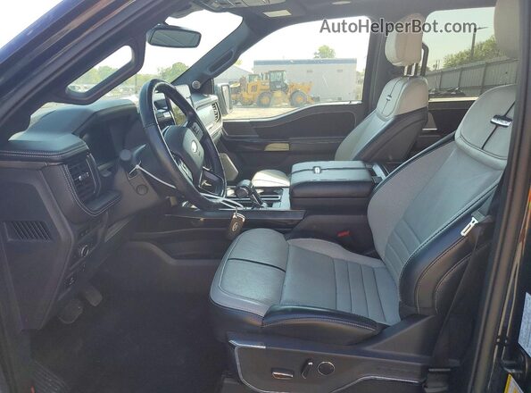 1FT6W1EVXPWG02026 2023 FORD F150 Black Vista interior delantera