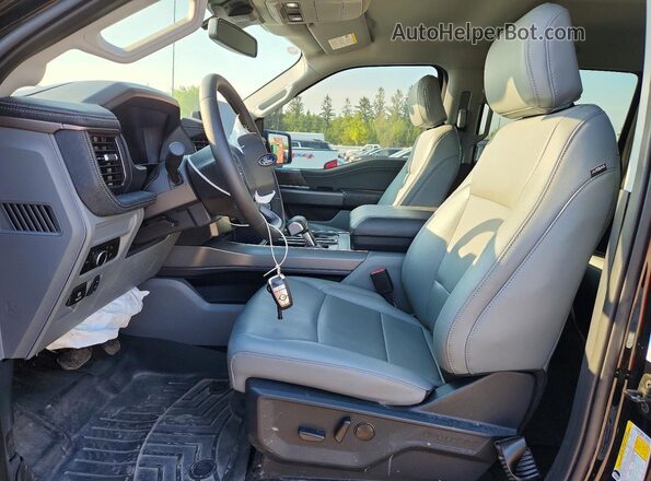 1FT6W3LU1SWG08246 2025 FORD F150 Black Vista interior delantera