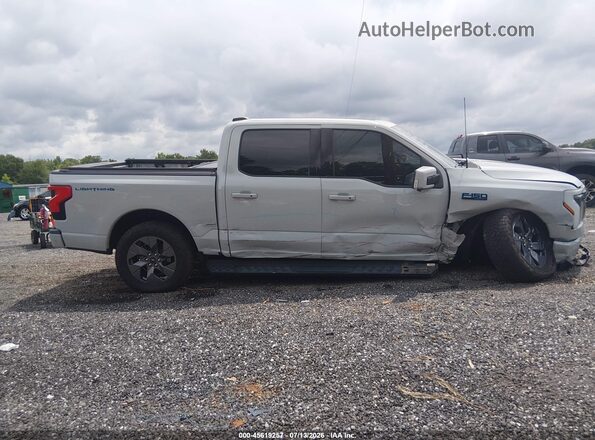 1FT6W5L72RWG09972 2024 FORD F-150 LIGHTNING Серый Вид задней части салона
