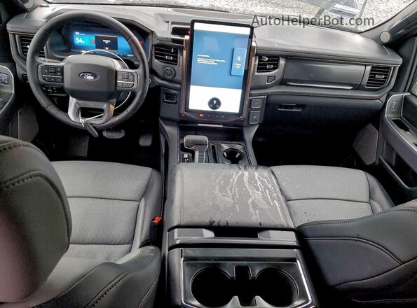 1FT6W5L72SWG27636 2025 FORD F150 Black წინა პანელის ხედი