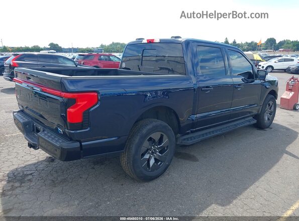 1FT6W5L7XRWG16684 2024 FORD F-150 LIGHTNING Dark Blue Задня права чверть