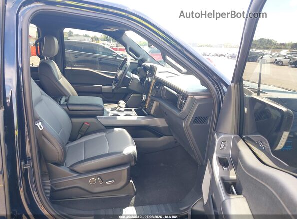 1FT6W5L7XRWG16684 2024 FORD F-150 LIGHTNING Dark Blue Вид салону спереду