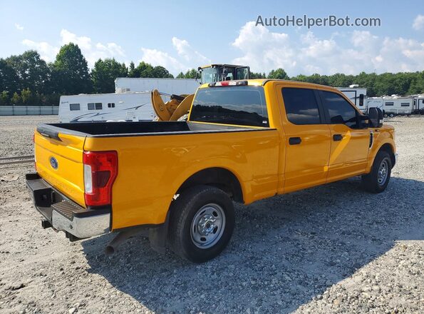 1FT7W2A69KEE77012 2019 FORD F250 Yellow Задня права чверть