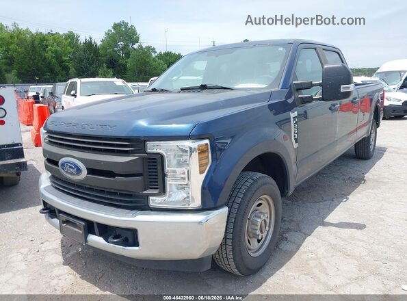 1FT7W2A69KEE92562 2019 FORD F-250 Blue Przód lewy