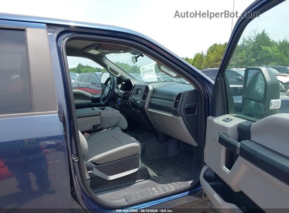 1FT7W2A69KEE92562 2019 FORD F-250 Blue Widok wnętrza z przodu