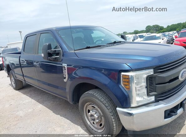 1FT7W2A69KEE92562 2019 FORD F-250 Blue Widok wnętrza z tyłu