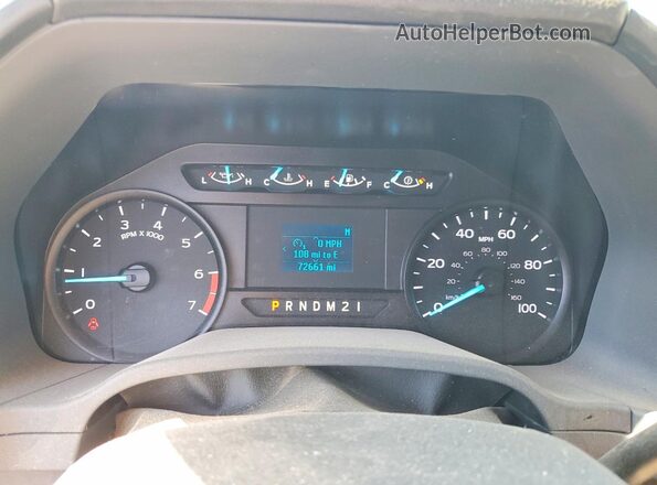 1FT7W2A69NEE96969 2022 FORD F250 White Instrument cluster view