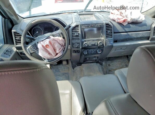 1FT7W2A6XMED95714 2021 FORD F250 White Dashboard view
