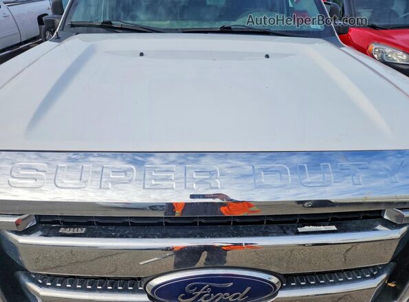 1FT7W2B60GEB96061 2016 FORD F250 White უკანა სალონის ხედი