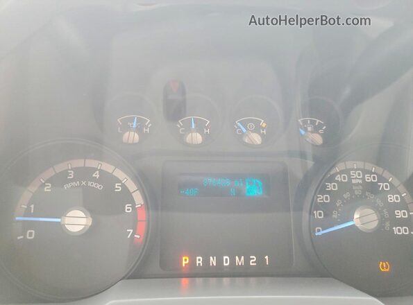 1FT7W2B62GEC99336 2016 FORD F250 White Սարքավորումների վահանակի տեսք