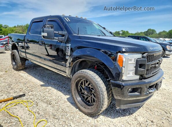 1FT7W2B62HED30683 2017 FORD F250 Black Przód prawy