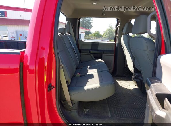 1FT7W2B62JEC48720 2018 FORD F-250 Red Vista de la etiqueta del VIN