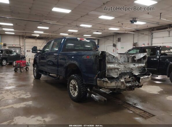 1FT7W2B63HEE29948 2017 FORD F-250 Синий Задняя левая четверть