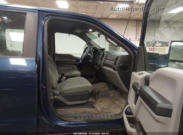 1FT7W2B63HEE29948 2017 FORD F-250 Синий Вид салона спереди
