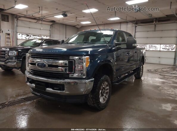 1FT7W2B63HEE29948 2017 FORD F-250 Синий Передняя левая четверть