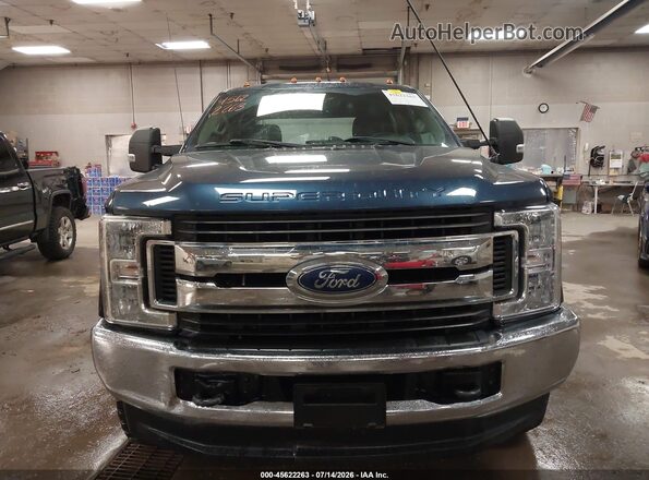 1FT7W2B63HEE29948 2017 FORD F-250 Синий Панорамный вид салона 360°