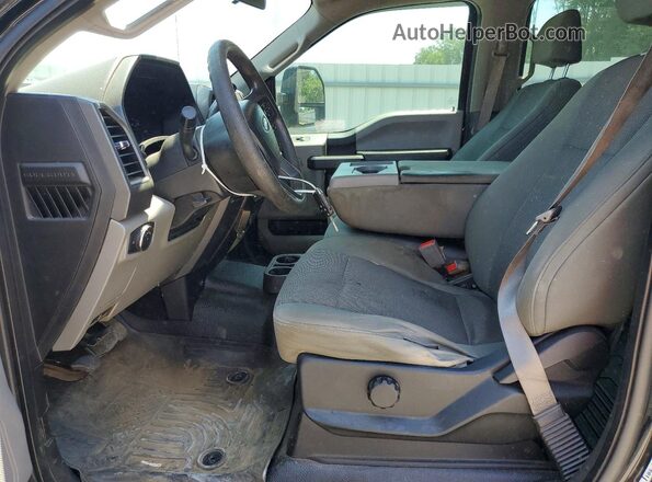 1FT7W2B63HEF09458 2017 FORD F250 Black Widok wnętrza z przodu