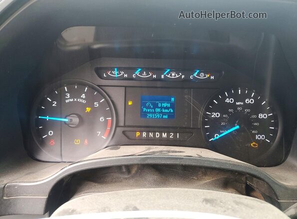1FT7W2B63HEF24770 2017 FORD F250 Two Tone Widok zestawu wskaźników