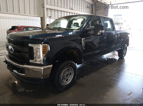 1FT7W2B63KEF04350 2019 FORD F-250 Dark Blue Передняя левая четверть