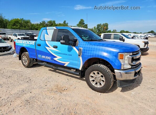 1FT7W2B63LEC86282 2020 FORD F-250 Синий Передняя правая четверть