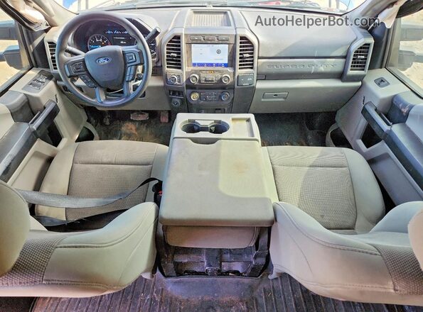 1FT7W2B63LEC86282 2020 FORD F-250 Синий Вид панели приборов