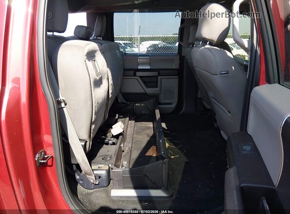 1FT7W2B64HEC06270 2017 FORD F-250 Burgundy VIN კოდის სტიკერის ხედი