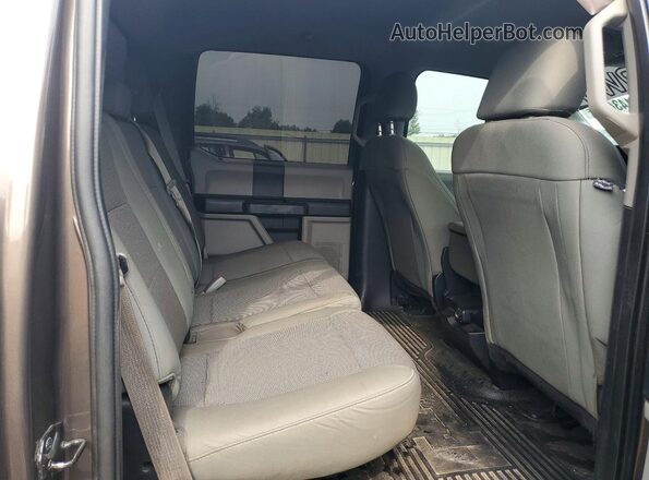 1FT7W2B64HEE53143 2017 FORD F250 Brown Widok tylnych siedzeń