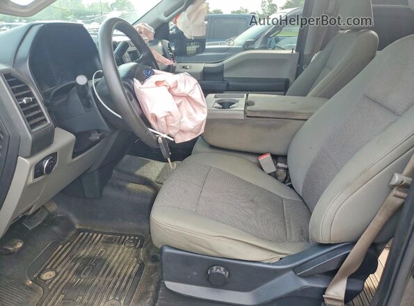 1FT7W2B64HEE53143 2017 FORD F250 Brown Widok wnętrza z przodu