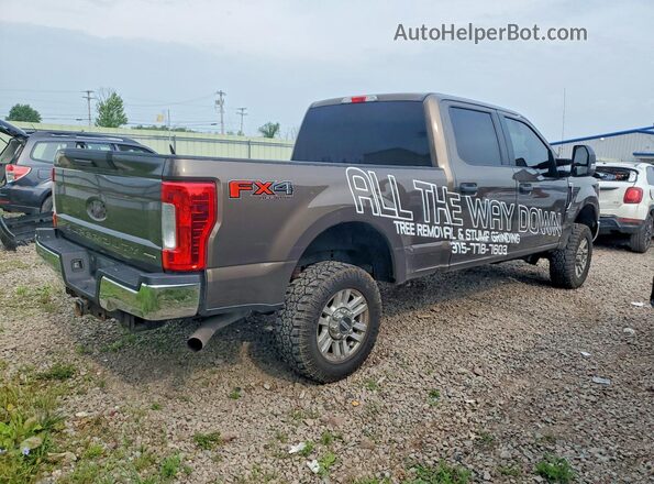 1FT7W2B64HEE53143 2017 FORD F250 Brown Tył prawy