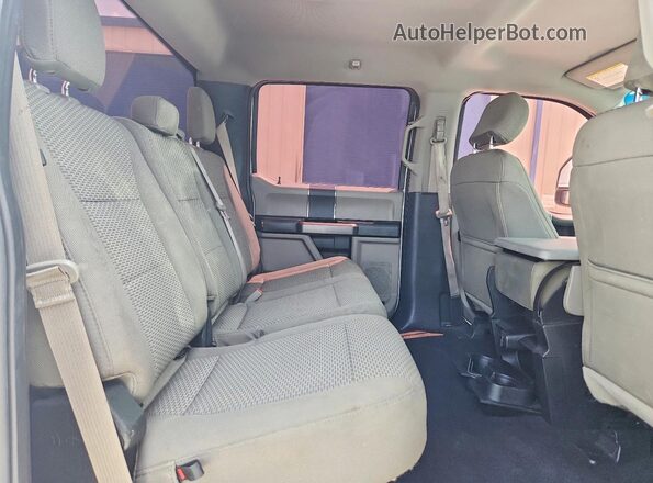 1FT7W2B64KEC61695 2019 FORD F250 White უკანა სავარძლების ხედი