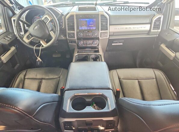 1FT7W2B64LEC88901 2020 FORD F250 Blue Dashboard view