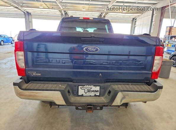 1FT7W2B64LEE62062 2020 FORD F250 Blue Widok z tyłu