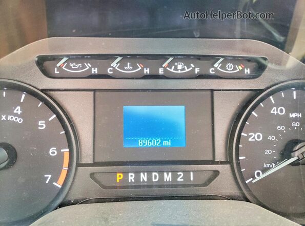 1FT7W2B64NEE45782 2022 FORD F250 White Widok zestawu wskaźników