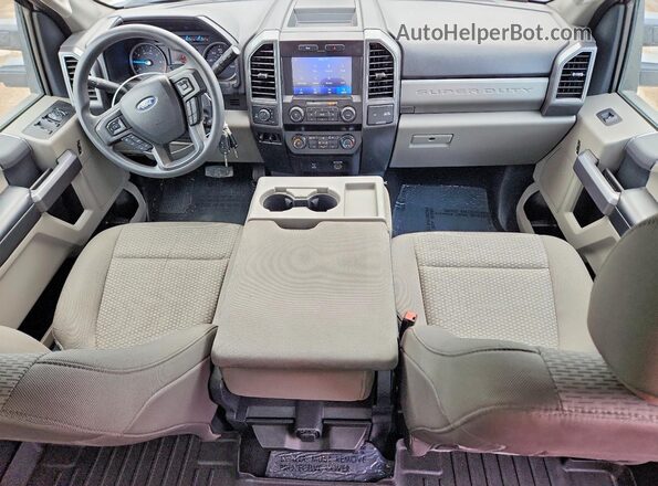 1FT7W2B64NEE46396 2022 FORD F250 White Առջևի վահանակի տեսք