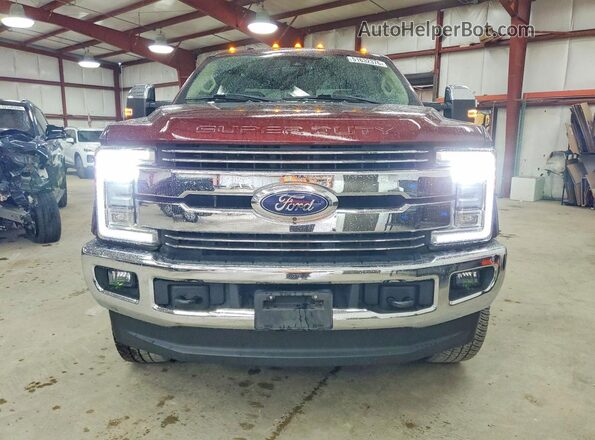 1FT7W2B65HEC19044 2017 FORD F250 Burgundy Widok z przodu