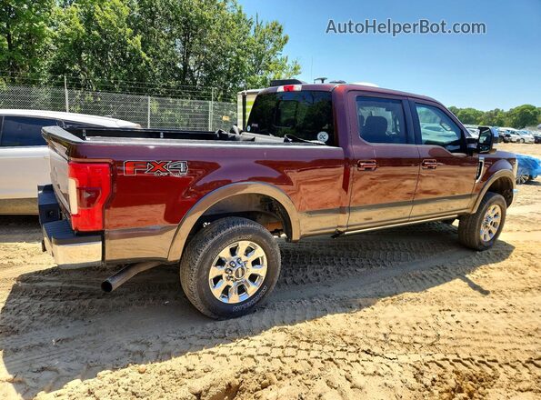 1FT7W2B65HEC19044 2017 FORD F250 Burgundy Tył prawy