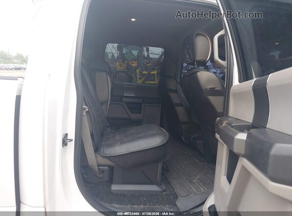 1FT7W2B66HEF05050 2017 FORD F-250 White VIN კოდის სტიკერის ხედი