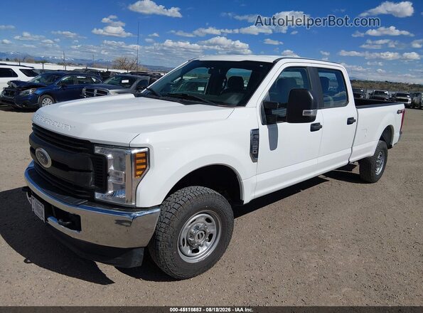 1FT7W2B66KEF04262 2019 FORD F-250 White წინა მარცხენა ხედი სამი მეოთხედიდან