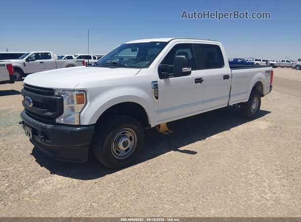1FT7W2B66NEC71486 2022 FORD F-250 White წინა მარცხენა ხედი სამი მეოთხედიდან