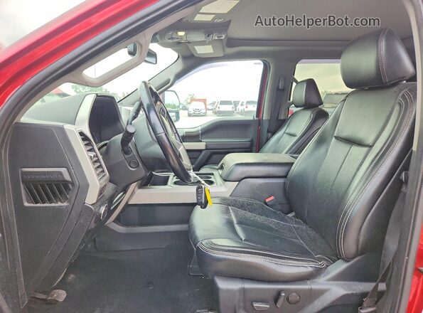 1FT7W2B67MED18295 2021 FORD F250 Maroon Вид салону спереду