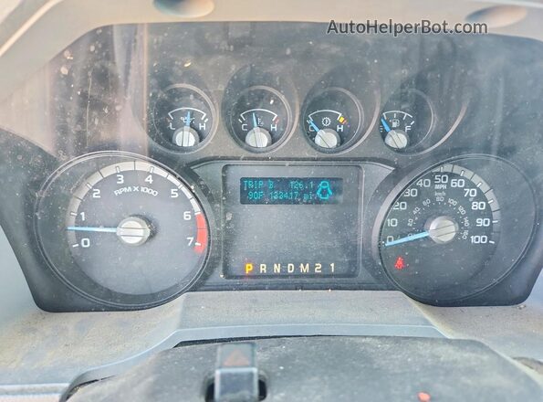 1FT7W2B68GEA89209 2016 FORD F250 Blue Vista del cuadro de instrumentos