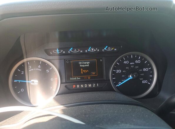 1FT7W2B68LED21379 2020 FORD F250 Gray Vista del cuadro de instrumentos